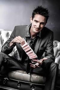 Keelan Leyser magician with cards