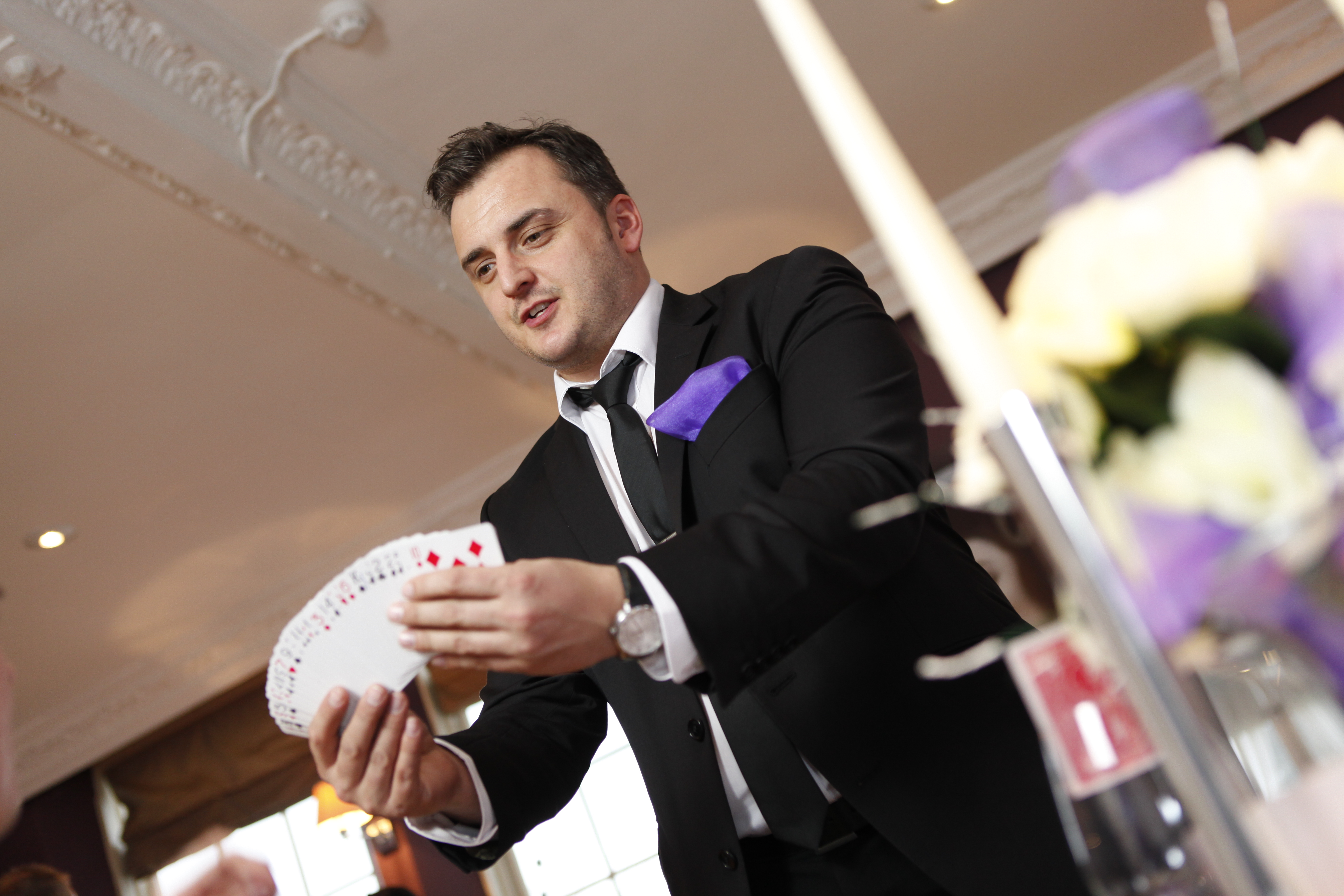 Ever seen a magician at a wedding?